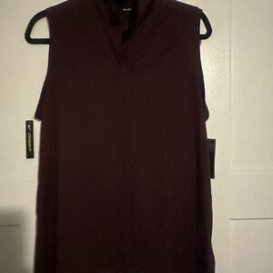 Nike Burgundy Sleeveless Blouse